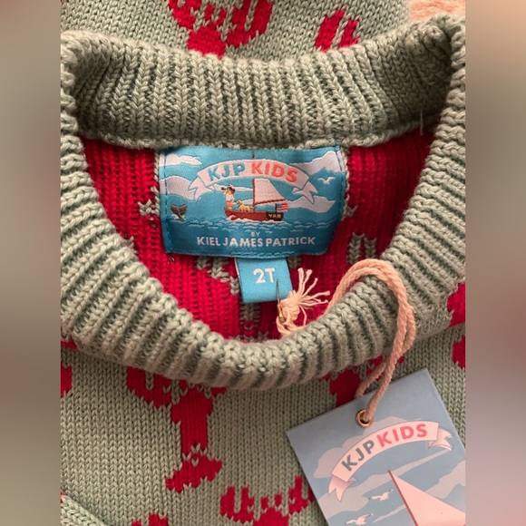 NWT! Kiel James Patrick The Toasty Coasty Sweater Collection Small Adult/Kids 2T - Picture 4 of 7